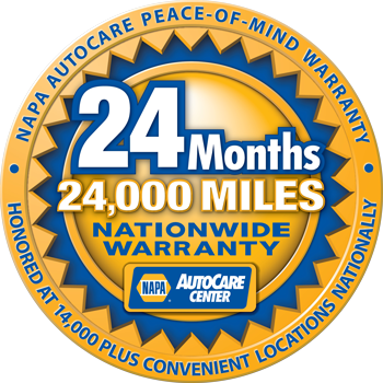 NAPA 24 Month / 24000 Miles Warranty | Brookside 66 Service